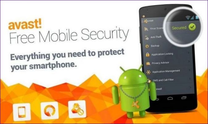 Bezpieczeństwo mobilne Avast dla Androida