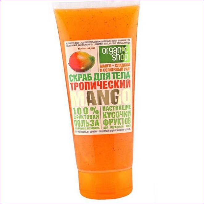 Organic Shop Tropikalne Mango Peeling do ciała