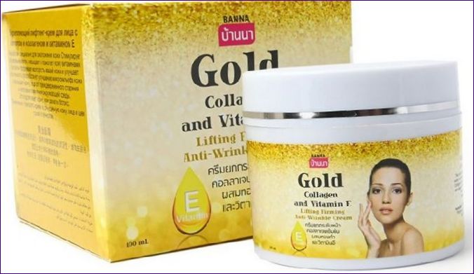 Banna Collagen Gold Cream z witaminą E