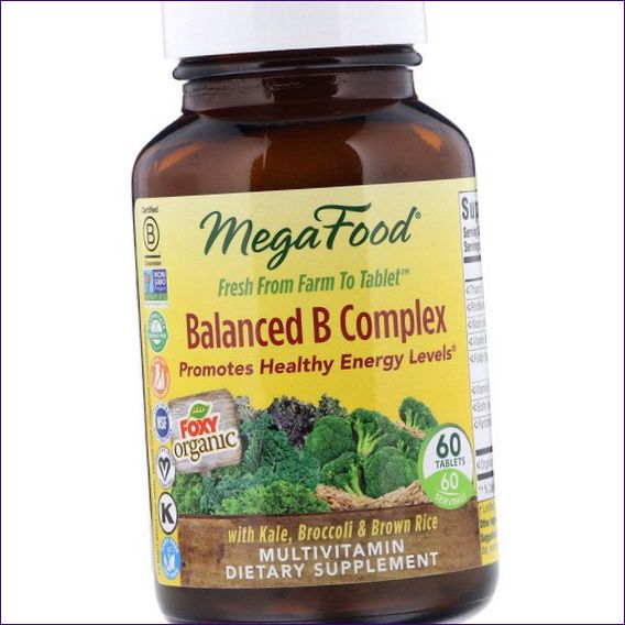 MegaFood Balanced Vitamin B complex