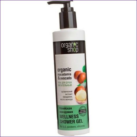 Organic Shop Organiczny żel pod prysznic Wellness Makadamia i Awokado