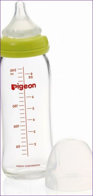 Pigeon Peristaltic Plus Premium Glass Bottle, 240 ml