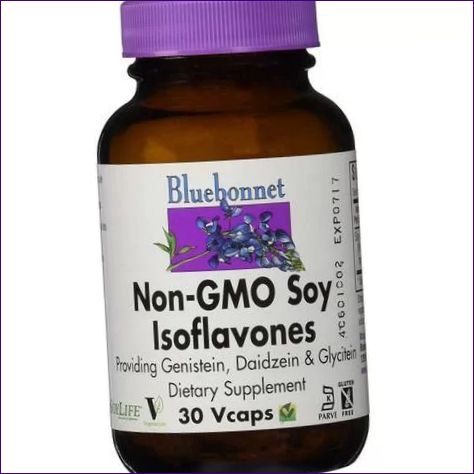 Bluebonnet Nutrition Izoflawony sojowe wolne od GMO