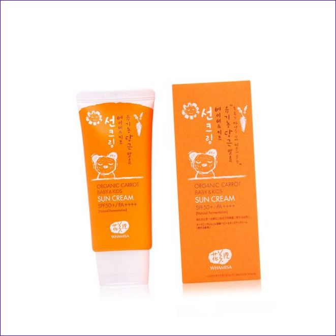 Whamisa baby carrot enzyme sunscreen SPF 50+