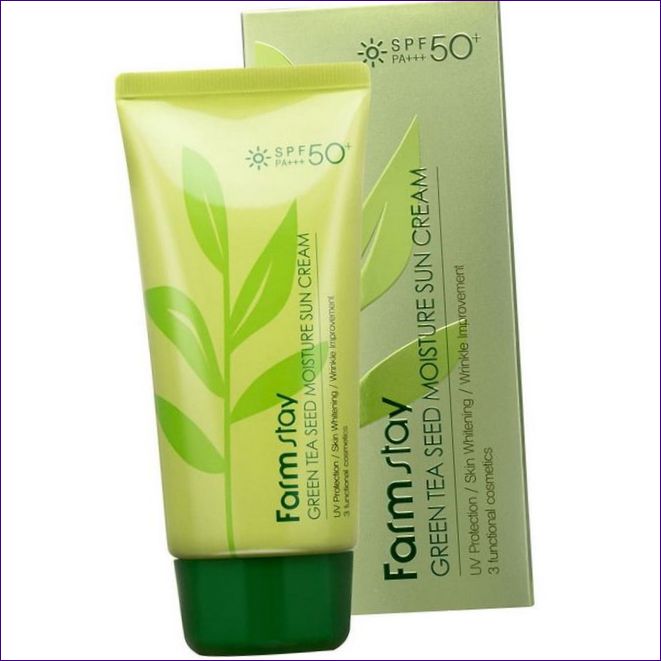 FARMSTAY Green Tea Seed Sunscreen SPF 50 PA+++ 70g