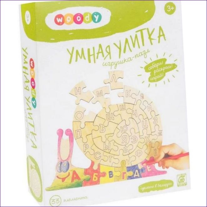 WOODY CLEVER SNAIL PUZZLE (112