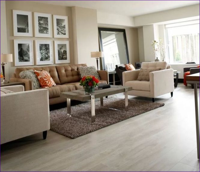 Wysokiej jakości podłoga laminowana w mieszkaniu